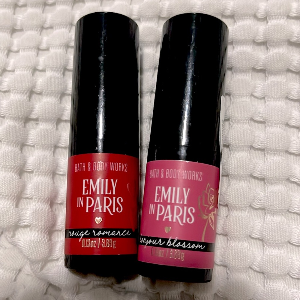 NIP- Bath & Body Works. Two Emily In Paris Lipsticks